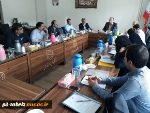 جلسه استانی روسای دانشکده های فنی و حرفه ای استان آذربایجان شرقی