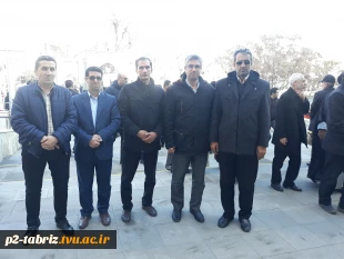 حضور دانشگاهیان آموزشکده فنی و حرفه ای شماره 2 تبریز در مراسم گرامیداشت حماسه نهم دی 