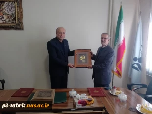 مراسم تودیع ومعارفه آقای دکتر حدادی و آقای دکتر مظلوم بشیری