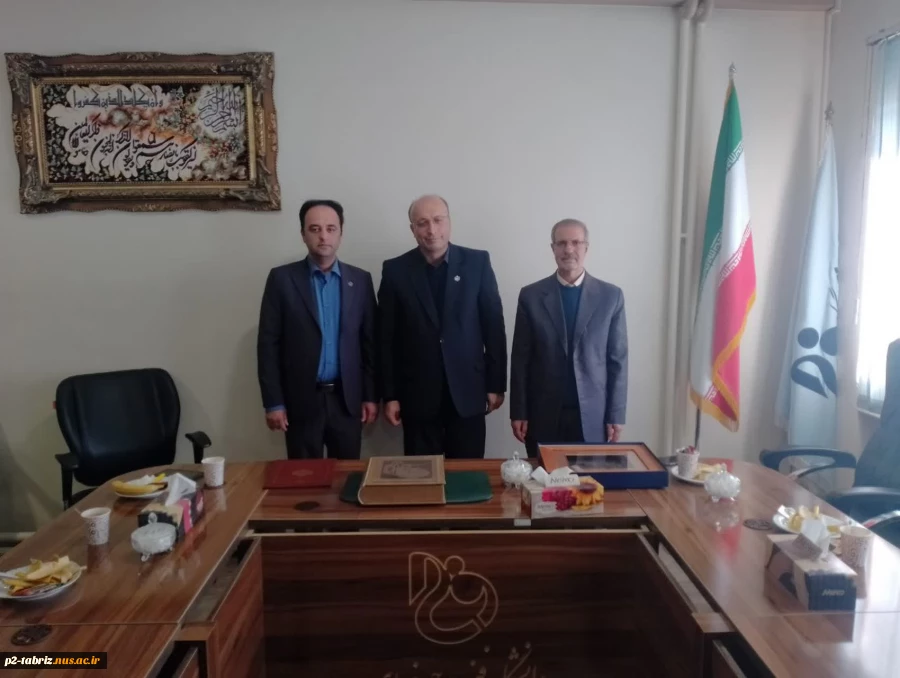 مراسم تودیع ومعارفه آقای دکتر حدادی و آقای دکتر مظلوم بشیری