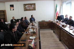مراسم تودیع ومعارفه آقای دکتر حدادی و آقای دکتر مظلوم بشیری