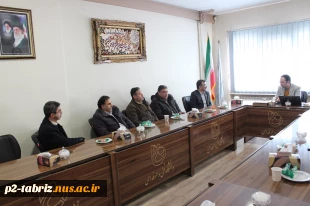 مراسم معارفه مسئول هماهنگی حوزه معاونت فرهنگی و دانشجویی آموزشکده ملی مهارت آموزشکده شماره 2 تبریز