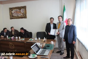 مراسم معارفه مسئول هماهنگی حوزه معاونت فرهنگی و دانشجویی آموزشکده ملی مهارت آموزشکده شماره 2 تبریز