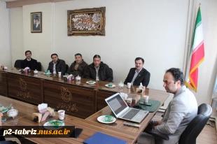 مراسم معارفه مسئول هماهنگی حوزه معاونت فرهنگی و دانشجویی آموزشکده ملی مهارت آموزشکده شماره 2 تبریز