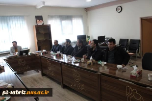 مراسم معارفه مسئول هماهنگی حوزه معاونت فرهنگی و دانشجویی آموزشکده ملی مهارت آموزشکده شماره 2 تبریز