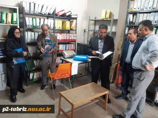 بازدید هیئت نظارت و ارزیابی دانشگاه تبریز از آموزشکده ملی مهارت شماره ۲ تبریز
