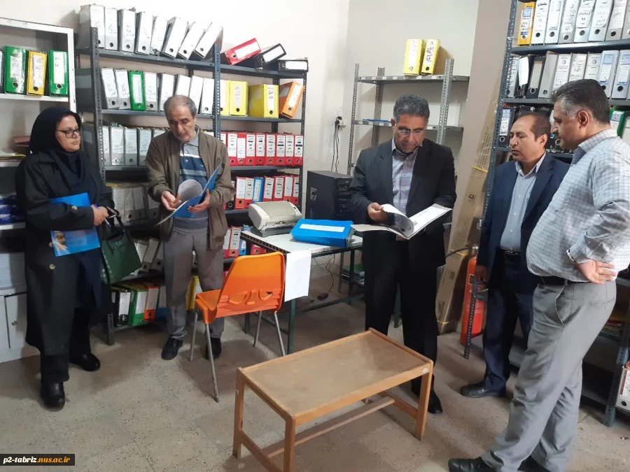 بازدید هیئت نظارت و ارزیابی دانشگاه تبریز از آموزشکده ملی مهارت شماره ۲ تبریز