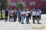 بازدید دانشجویان کارشناسی مکانیک خودرو آموزشکده شماره ۲ تبریز از نیروگاه حرارتی تبریز