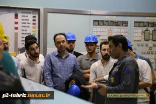 بازدید دانشجویان کارشناسی مکانیک خودرو آموزشکده شماره ۲ تبریز از نیروگاه حرارتی تبریز 6