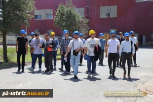 بازدید دانشجویان کارشناسی مکانیک خودرو آموزشکده شماره ۲ تبریز از نیروگاه حرارتی تبریز 7