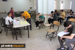 بازدید نماینده محترم نظارت، ارزیابی و تضمین کیفیت دانشگاه ملی مهارت از روند برگزاری امتحانات پایان ترم آموزشکده شماره دو تبریز