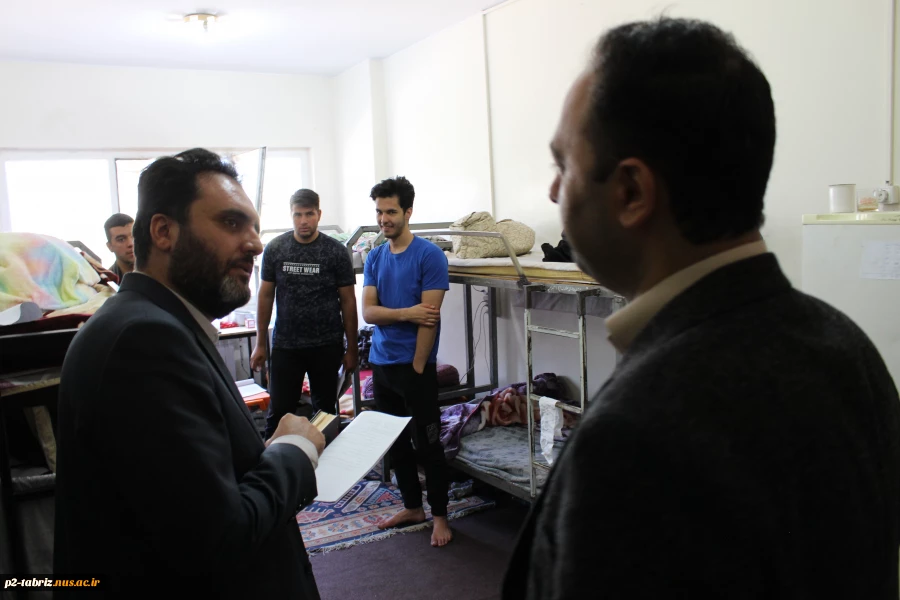 بازدید نماینده محترم نظارت، ارزیابی و تضمین کیفیت دانشگاه ملی مهارت از روند برگزاری امتحانات پایان ترم آموزشکده شماره دو تبریز