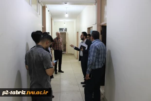 بازدید نماینده محترم نظارت، ارزیابی و تضمین کیفیت دانشگاه ملی مهارت از روند برگزاری امتحانات پایان ترم آموزشکده شماره دو تبریز