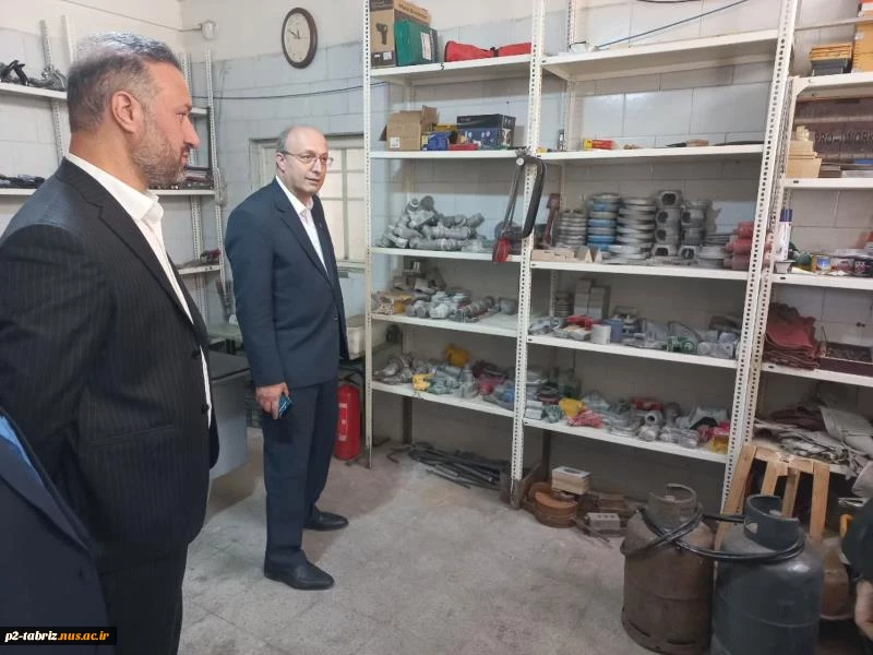 بازدید مدیرکل دفتر مرکزی حراست دانشگاه ملی مهارت از مرکز شماره ۲ تبریز