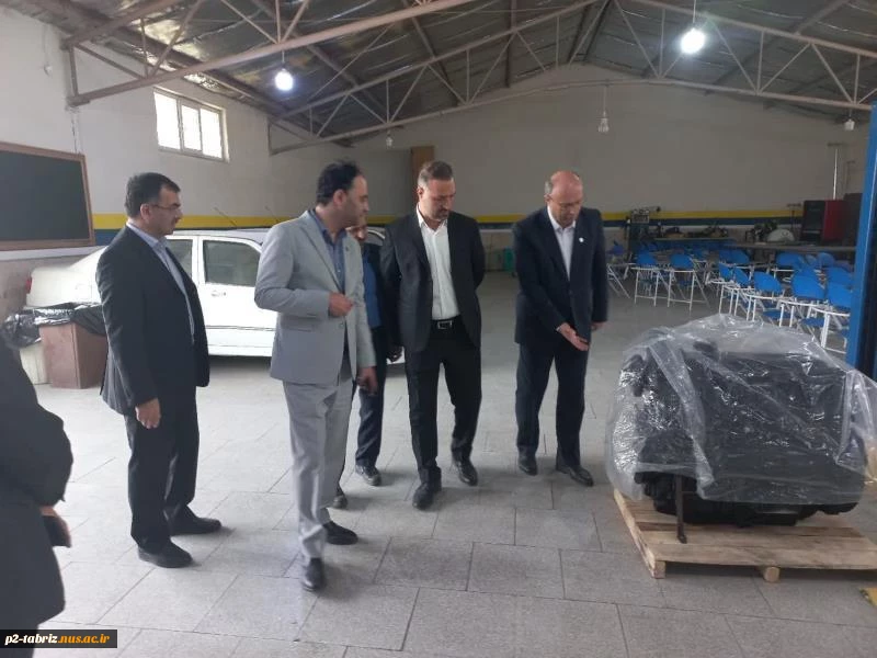 بازدید مدیرکل دفتر مرکزی حراست دانشگاه ملی مهارت از مرکز شماره ۲ تبریز