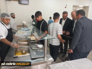 بازدید مدیرکل دفتر مرکزی حراست دانشگاه ملی مهارت از مرکز شماره ۲ تبریز