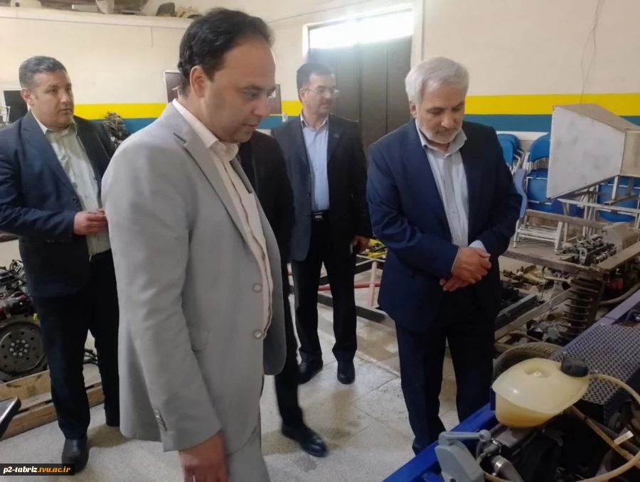 بازدید نماینده مجلس شورای اسلامی جناب آقای دکتر علی جعفری آذر از آموزشکده شماره ۲ تبریز