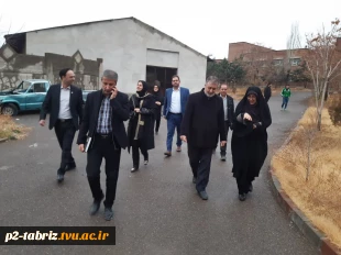 بازدید مدیران کل محترم امور دانشجویی، دفتر امور فنی و نظارت بر طرح های عمرانی و مشاور رئیس دانشگاه ملی مهارت از آموزشکده شماره دو تبریز