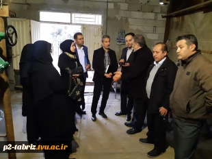 بازدید مدیران کل محترم امور دانشجویی، دفتر امور فنی و نظارت بر طرح های عمرانی و مشاور رئیس دانشگاه ملی مهارت از آموزشکده شماره دو تبریز