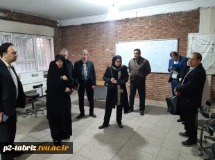بازدید مدیران کل محترم امور دانشجویی، دفتر امور فنی و نظارت بر طرح های عمرانی و مشاور رئیس دانشگاه ملی مهارت از آموزشکده شماره دو تبریز