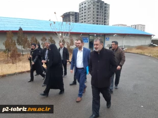 بازدید مدیران کل محترم امور دانشجویی، دفتر امور فنی و نظارت بر طرح های عمرانی و مشاور رئیس دانشگاه ملی مهارت از آموزشکده شماره دو تبریز